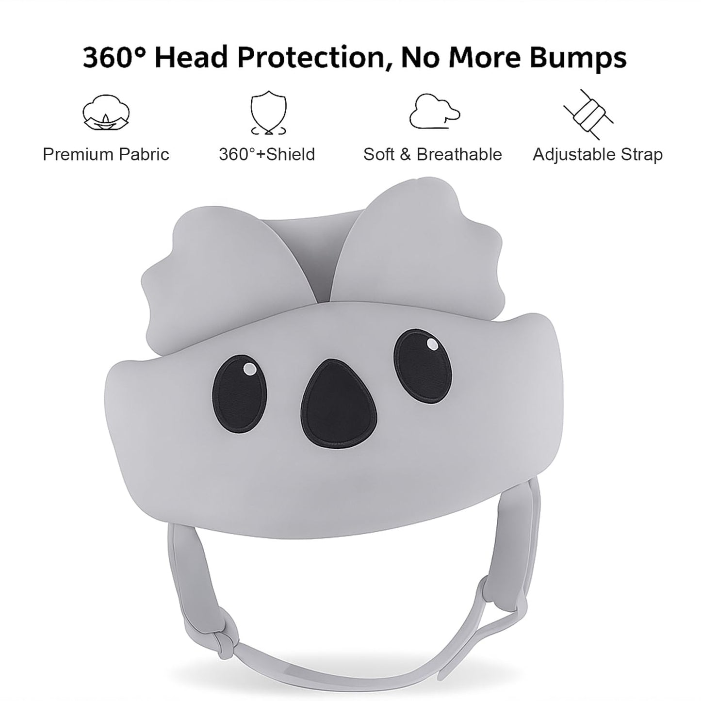 Baby Head Protection Helmet - Cute & Breathable Safety Hat
