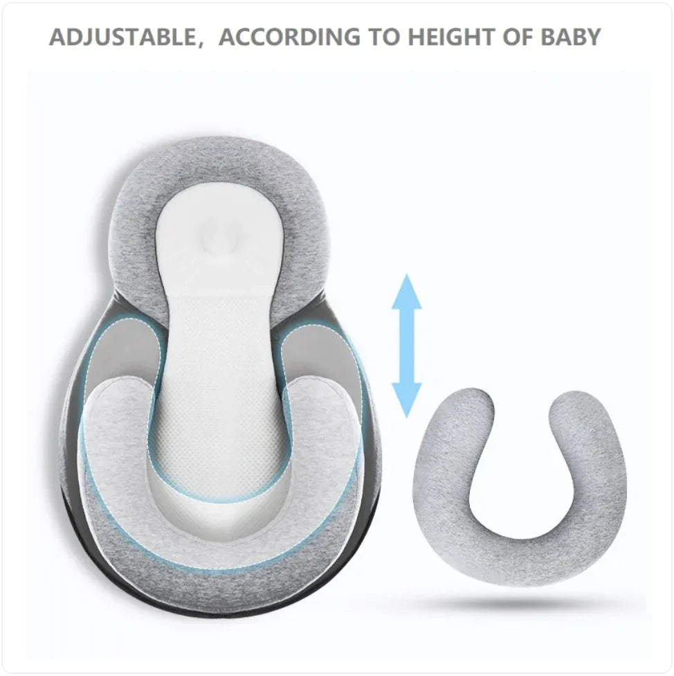 Premium Baby Anti-Spit Up Pillow - Memory Foam Incline Wedge for Newborns