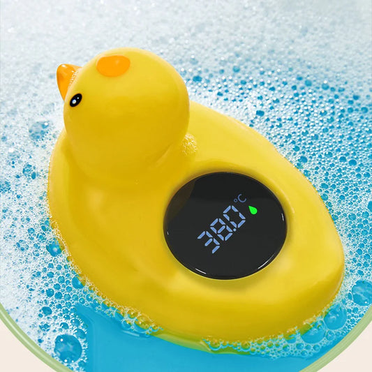 Digital Baby Bath Thermometer - Rechargeable Floating Water Temperature Monitor