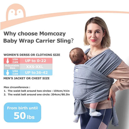 Ultra Comfort Cotton X-Type Baby Sling Wrap
