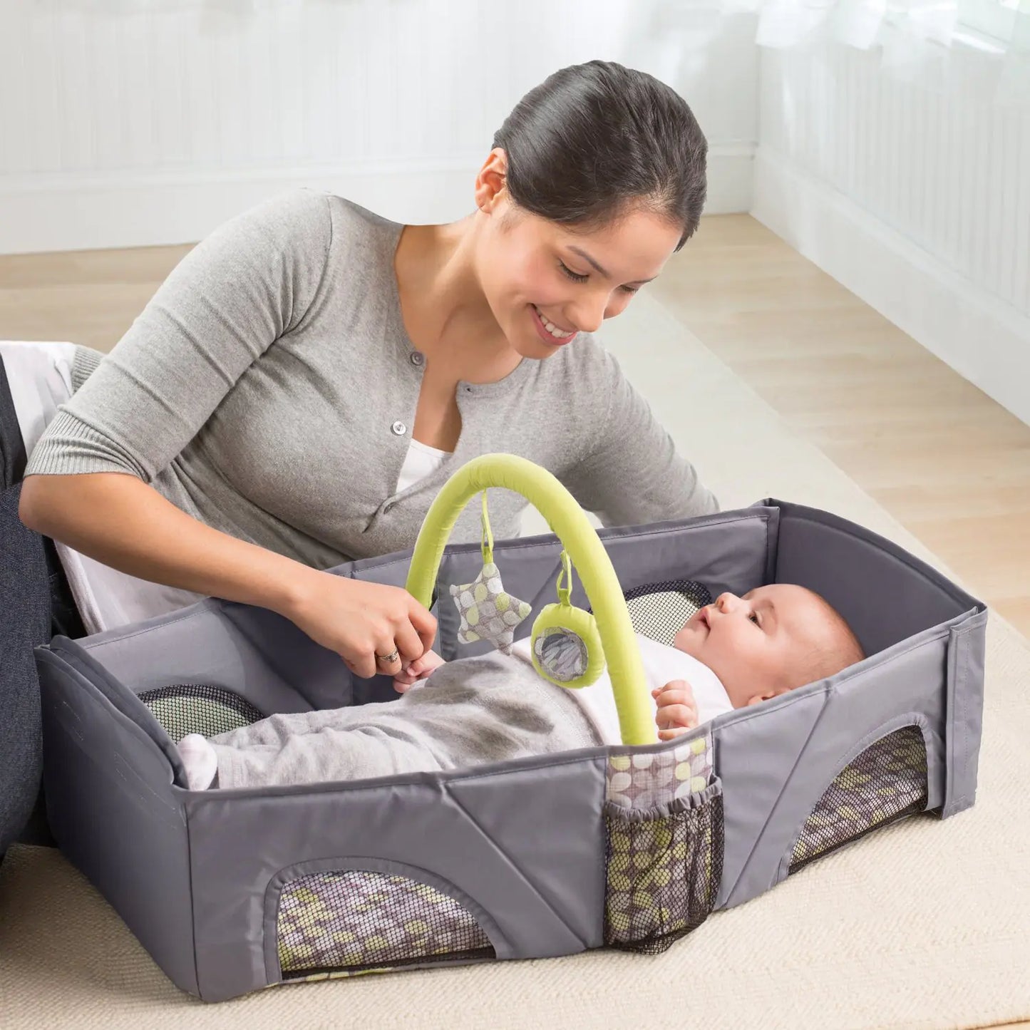Ultra-Light Folding Baby Travel Crib – Safe Sleep Anywhere