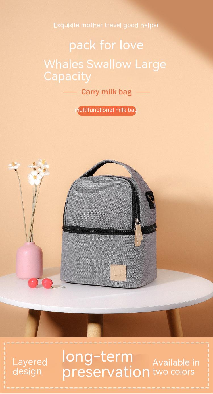 Double Layer Insulated Breast Milk Storage Bag – Keep Milk Fresh & Safe