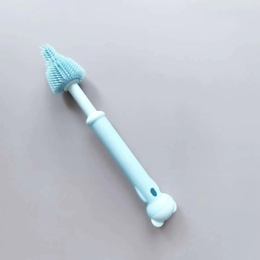 360° Rotating Multifunctional Baby Silicone Bottle Brush