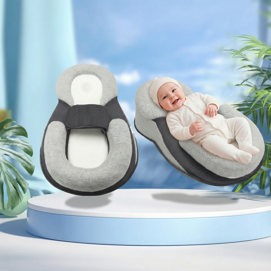 Premium Baby Anti-Spit Up Pillow - Memory Foam Incline Wedge for Newborns