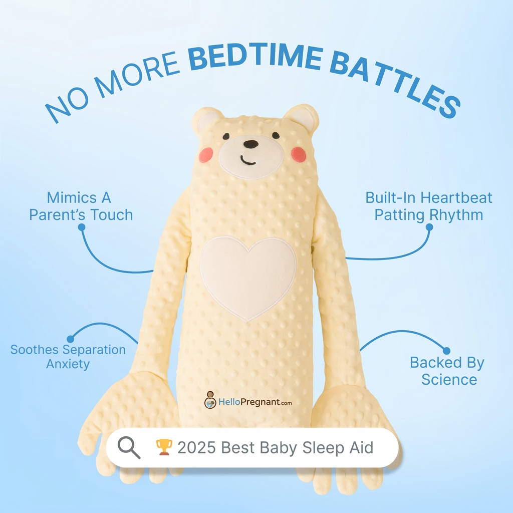 Smart Baby Soothing Palm Hug Pillow with Music (ON/OFF) & Remote Control