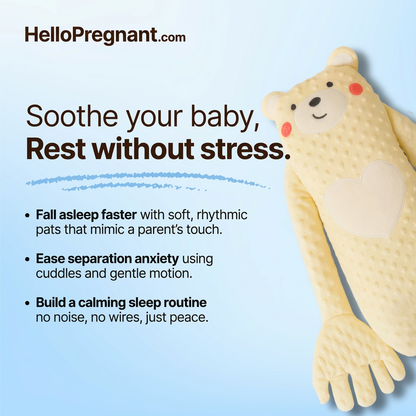 Smart Baby Soothing Palm Hug Pillow with Music (ON/OFF) & Remote Control