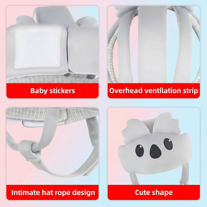 Baby Head Protection Helmet - Cute & Breathable Safety Hat