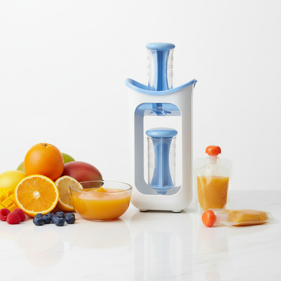 Baby Food Maker - Fruit Puree Squeezer Tool for Fresh Homemade Baby Food