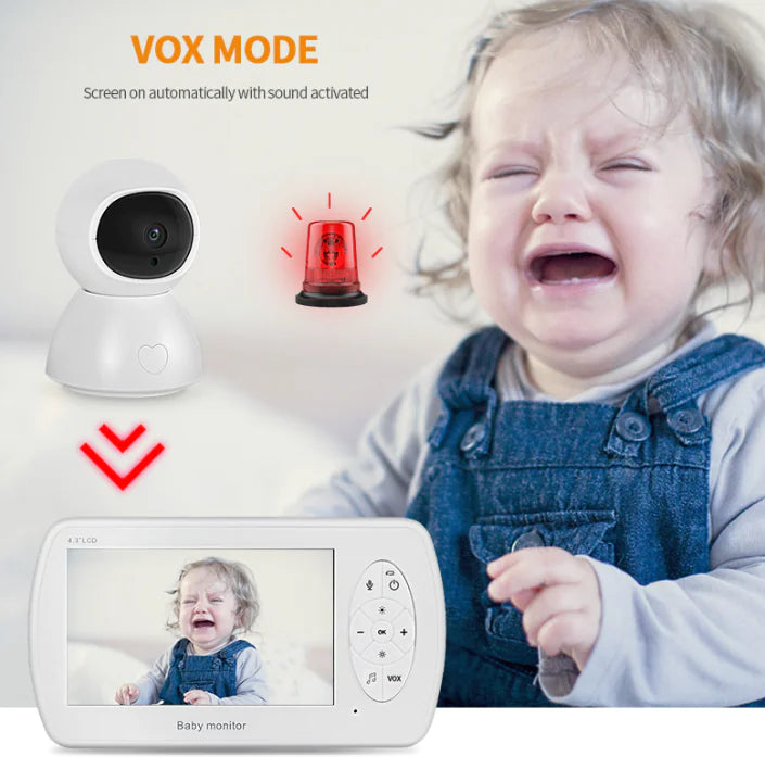 HD Baby Monitor with Night Vision - 1080P Infant Guardian Camera
