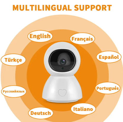 HD Baby Monitor with Night Vision - 1080P Infant Guardian Camera