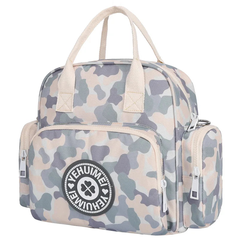 Printed Waterproof Diaper Backpack | Multi-Functional Mummy Bag | Hello Pregnant