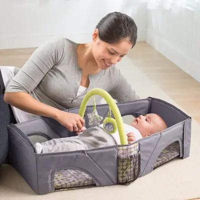 Ultra-Light Folding Baby Travel Crib – Safe Sleep Anywhere