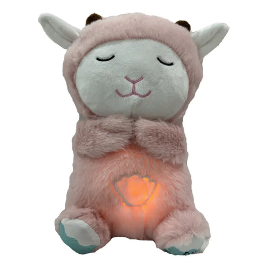Soothing Plush Lamb Sleep Music Toy for Babies & Newborns