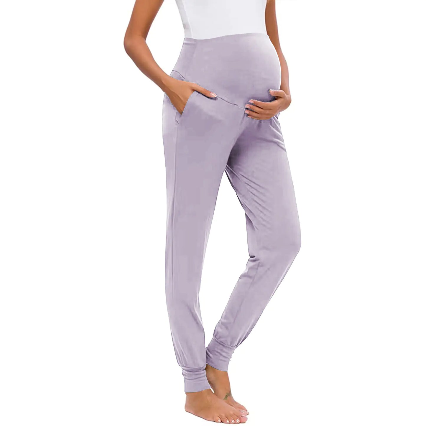 Ultra-Comfort Maternity Yoga Leggings – Stretch, Support & Everyday Wear (10 Colours)
