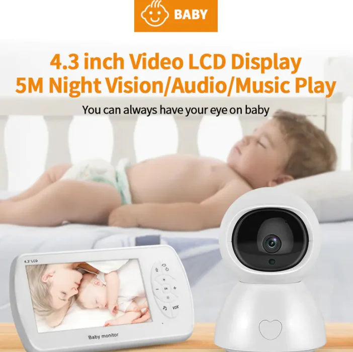 HD Baby Monitor with Night Vision - 1080P Infant Guardian Camera